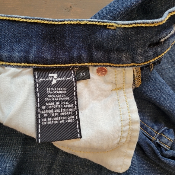 7 for all mankind the skinny size 27 - Picture 6 of 8